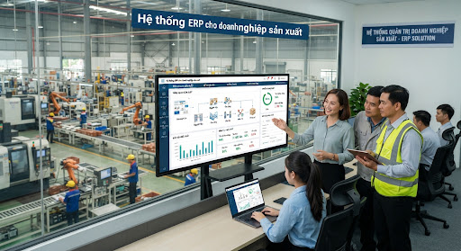 Hệ thống ERP cho doanh nghiệp sản xuất
